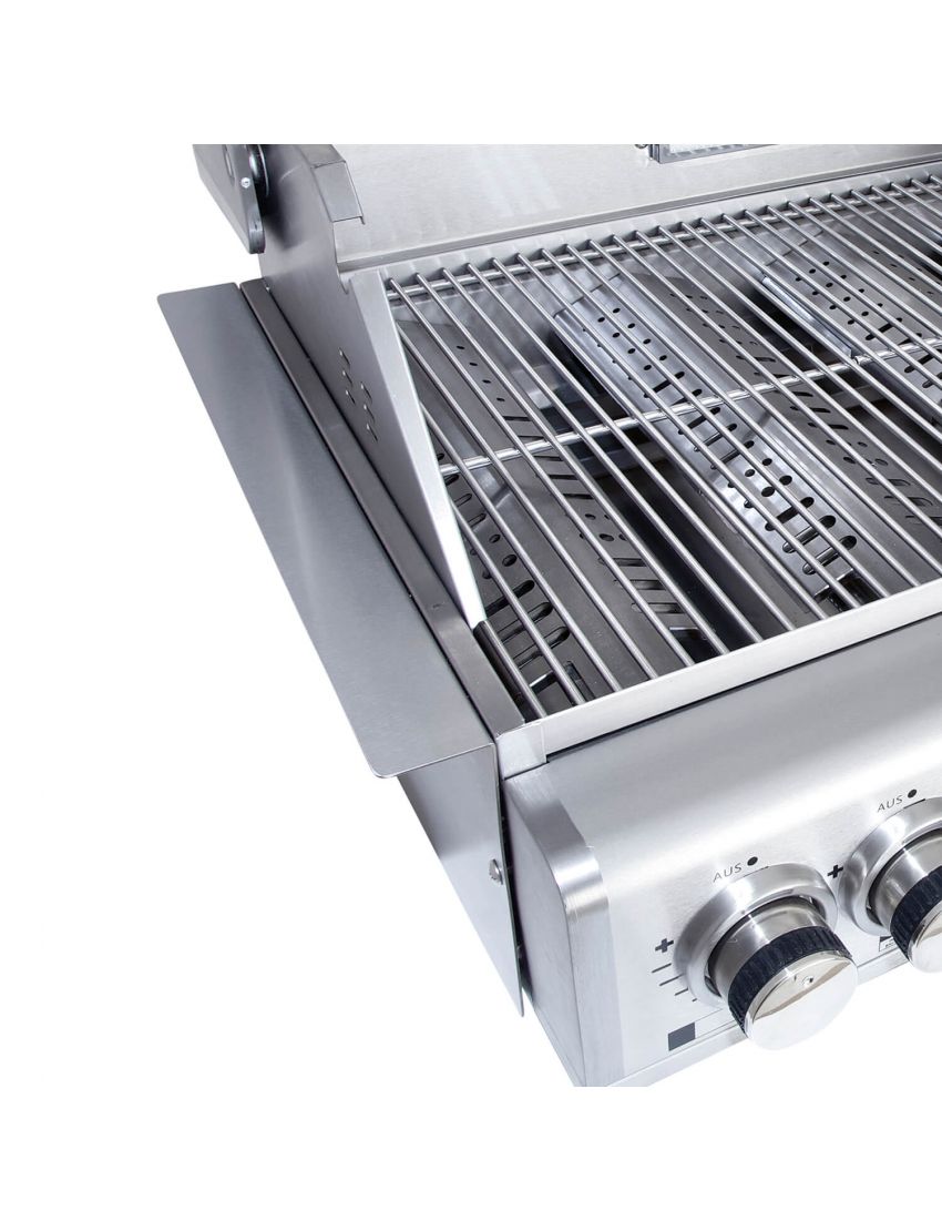 TOP-LINE - ALLGRILL CHEF XL Black - BUILT-IN with air system
