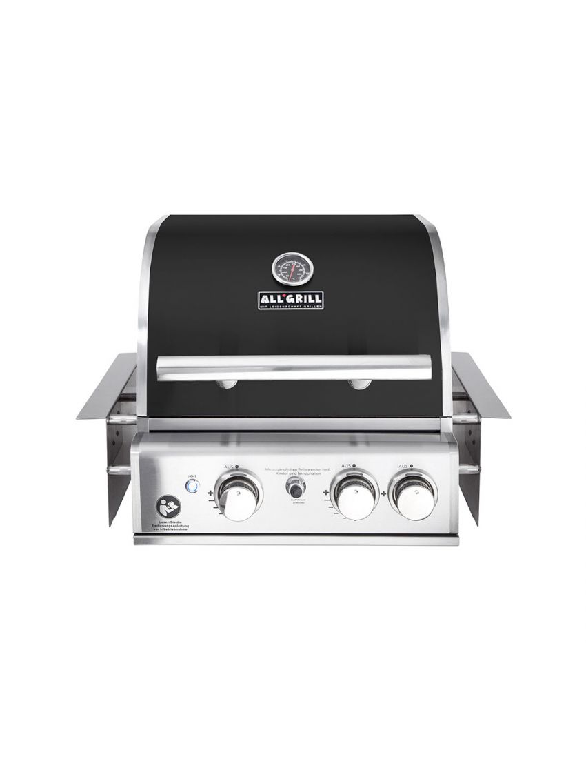 TOP-LINE - ALLGRILL CHEF S Black - BUILT-IN with air system