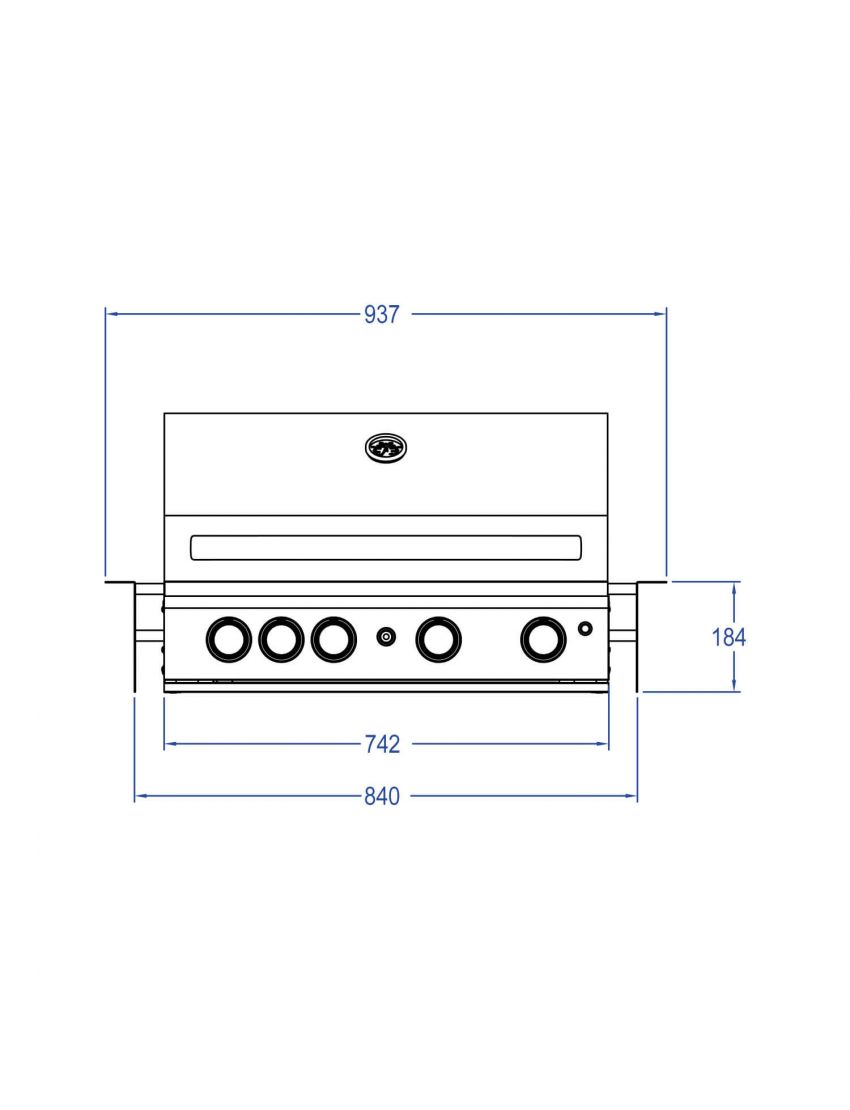 TOP-LINE - ALLGRILL CHEF L - BUILT-IN with Air System