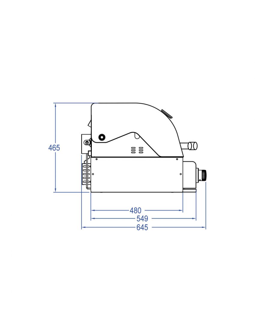 TOP-LINE - ALLGRILL CHEF M - BUILT-IN with Air System