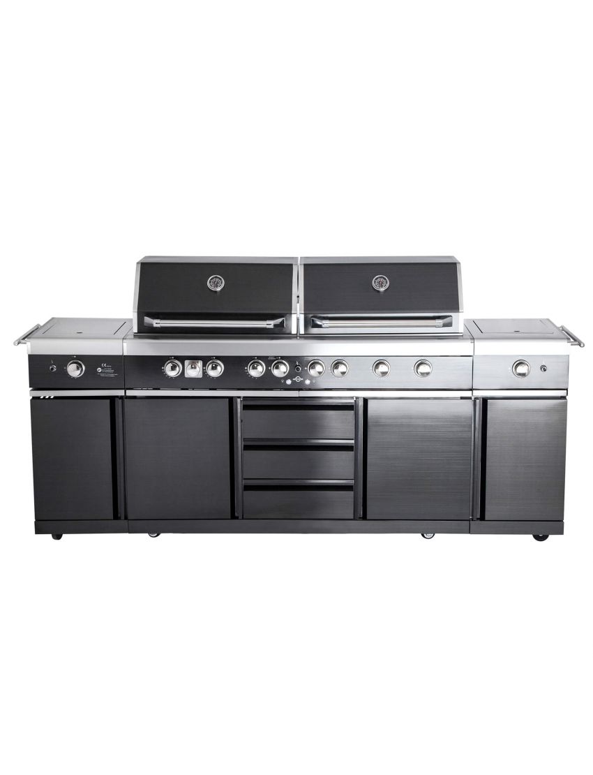 TOP-LINE - ALLGRILL EXTREM Steakzone® - BLACK with Air System