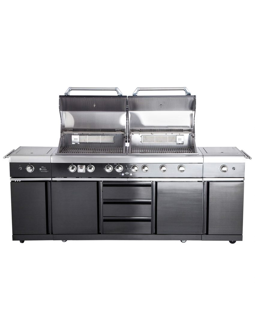TOP-LINE - ALLGRILL EXTREM Steakzone® - BLACK with Air System