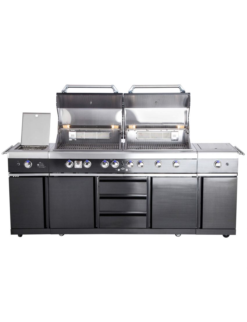 TOP-LINE - ALLGRILL EXTREM Steakzone® - BLACK with Air System