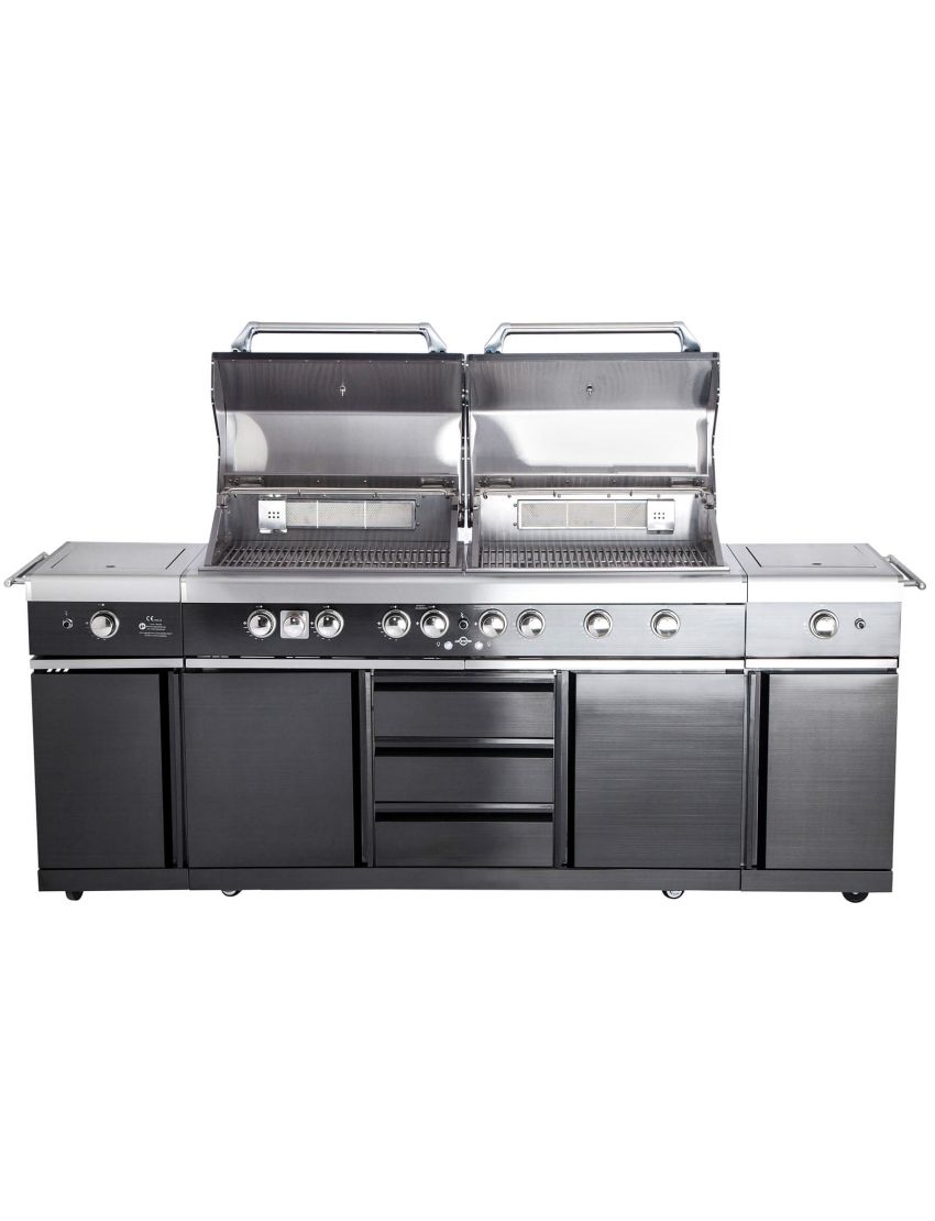 TOP-LINE - ALLGRILL EXTREM Steakzone® - BLACK with Air System