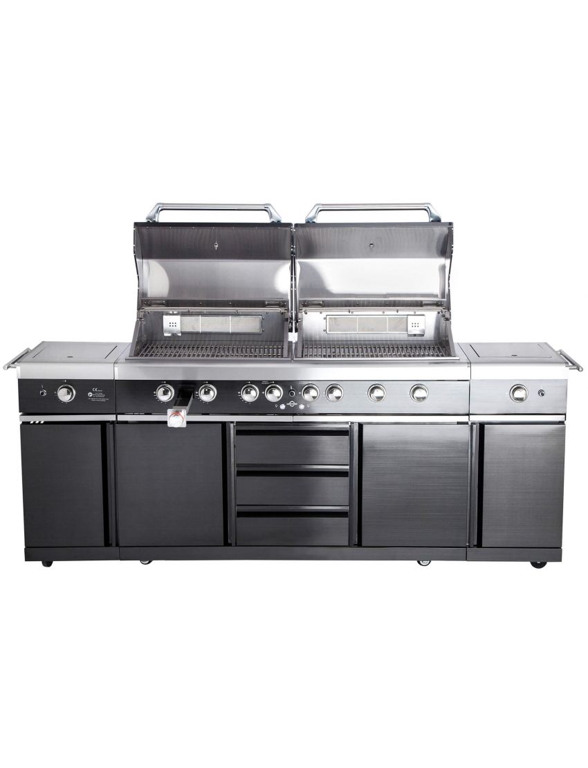 TOP-LINE - ALLGRILL EXTREM Steakzone® - BLACK with Air System