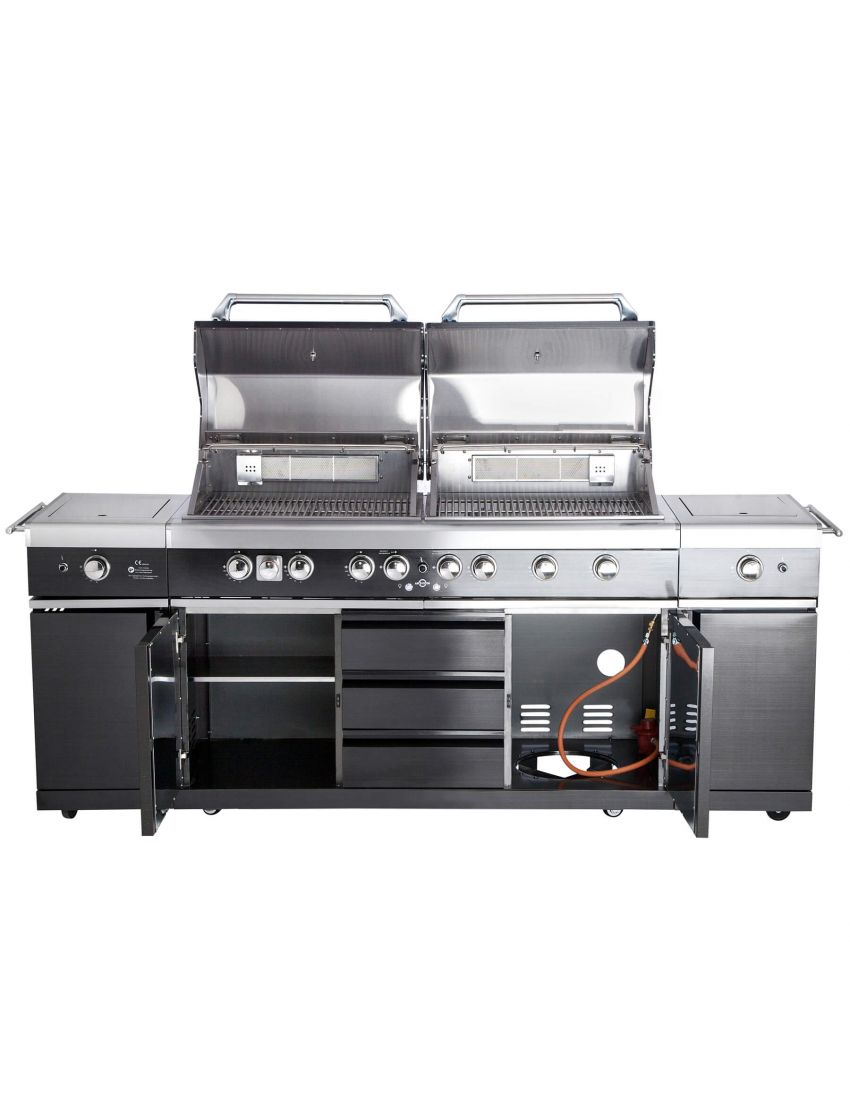 TOP-LINE - ALLGRILL EXTREM Steakzone® - BLACK with Air System