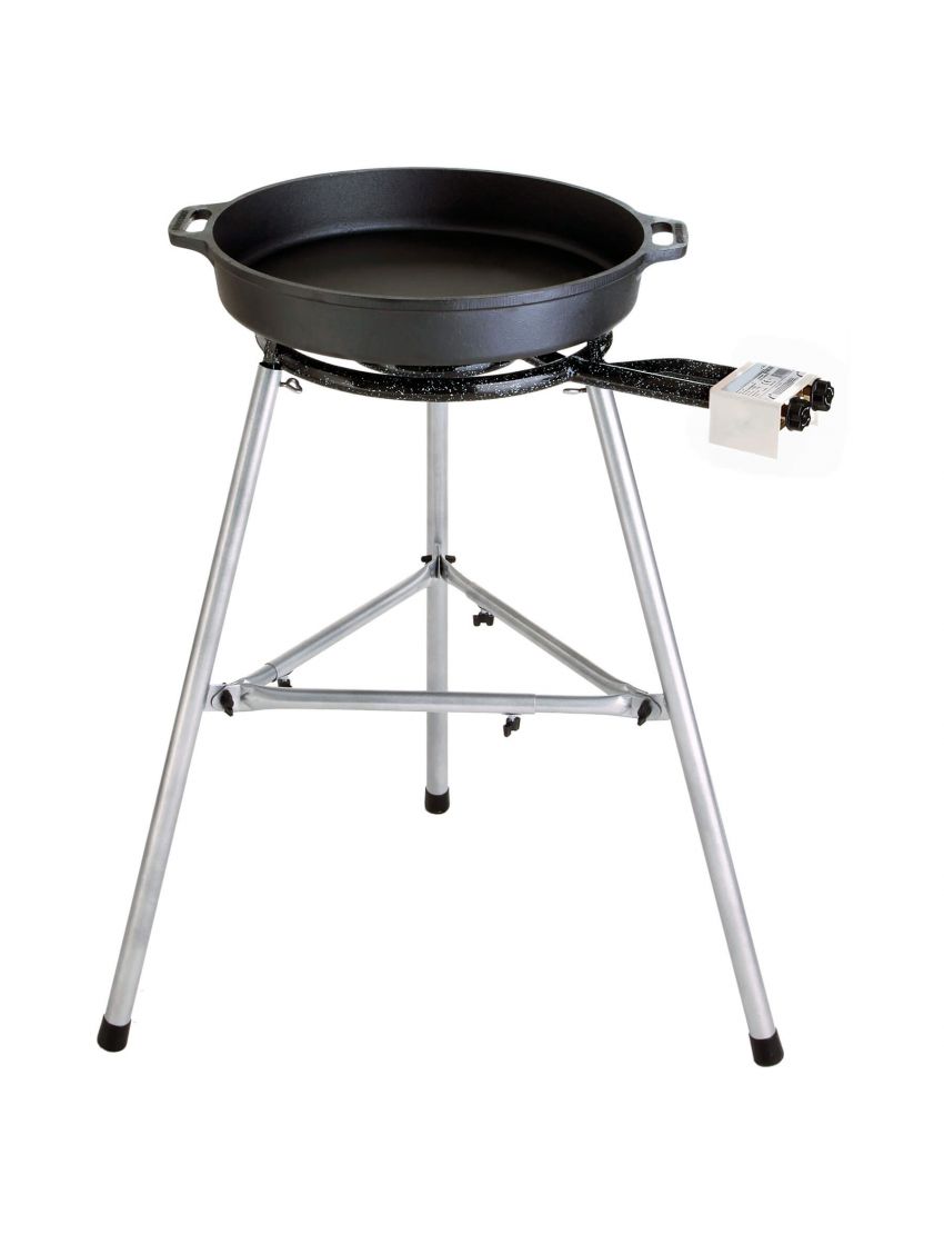 Cast iron pan set 1 with lighter