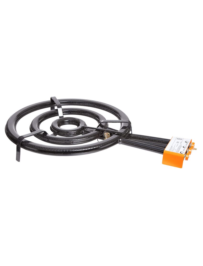 3-ring gas burner, Ø 60 cm, 27.4 kW, with ignition