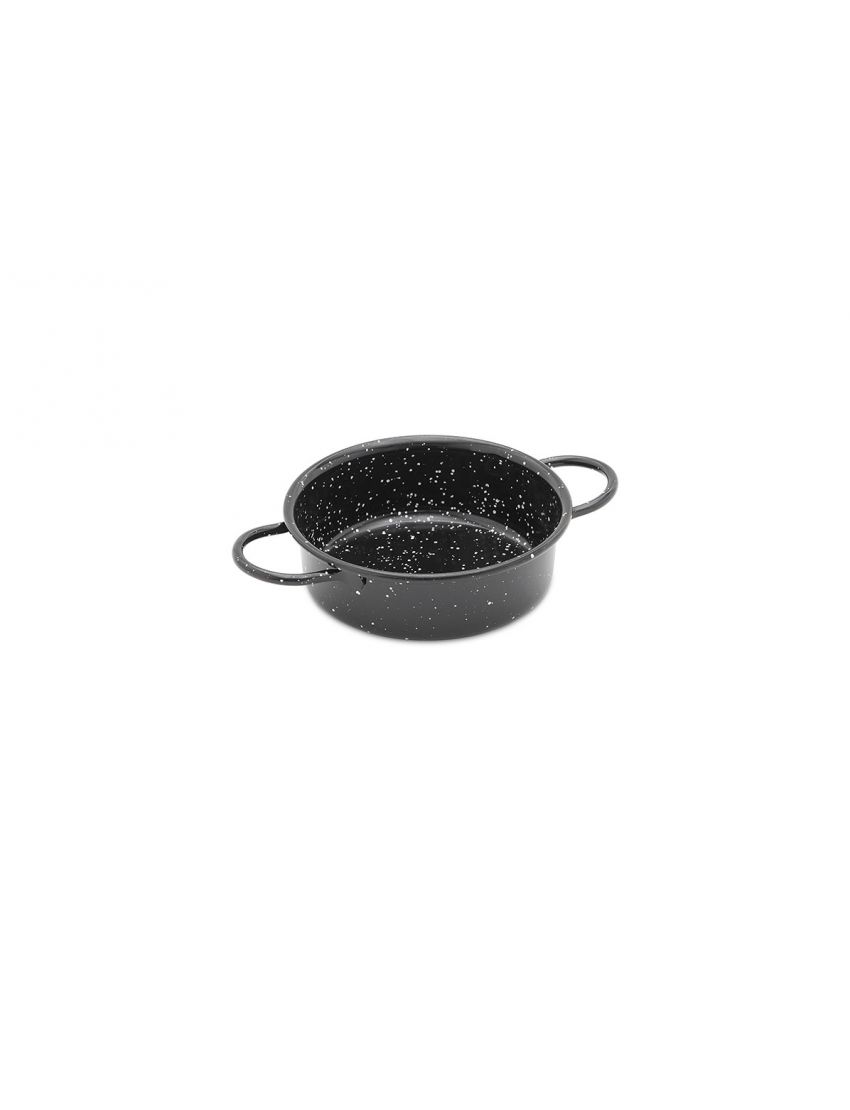 BBQ pan enameled -12cm-