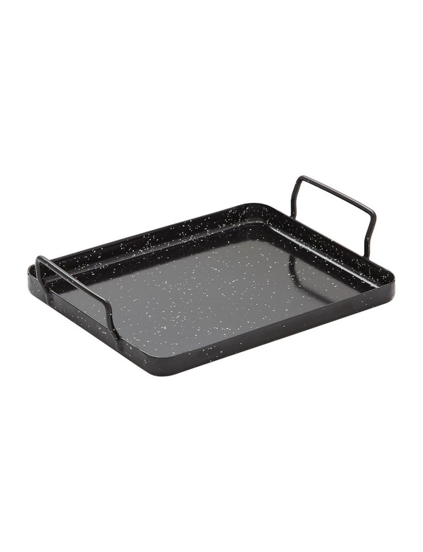 Enameled grill tray 32x42x1.7 cm