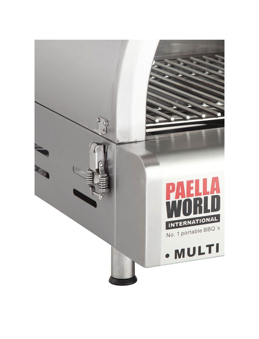 MULTI-KULTI ®, the multifunctional gas grill - WITH FLAME PROTECTION -