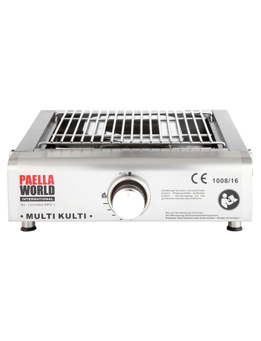MULTI-KULTI ®, the multifunctional gas grill - WITH FLAME PROTECTION -