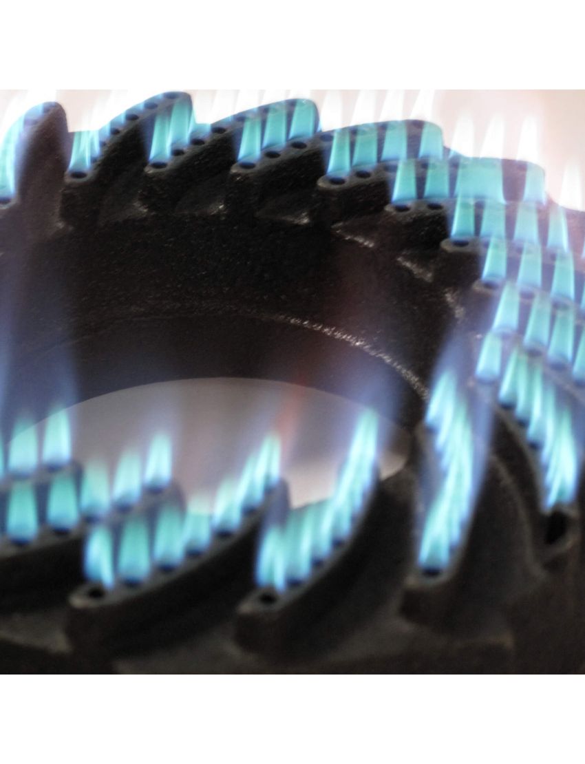 Burner for tables (small), 30 x 30 x 14 cm, without ignition guard