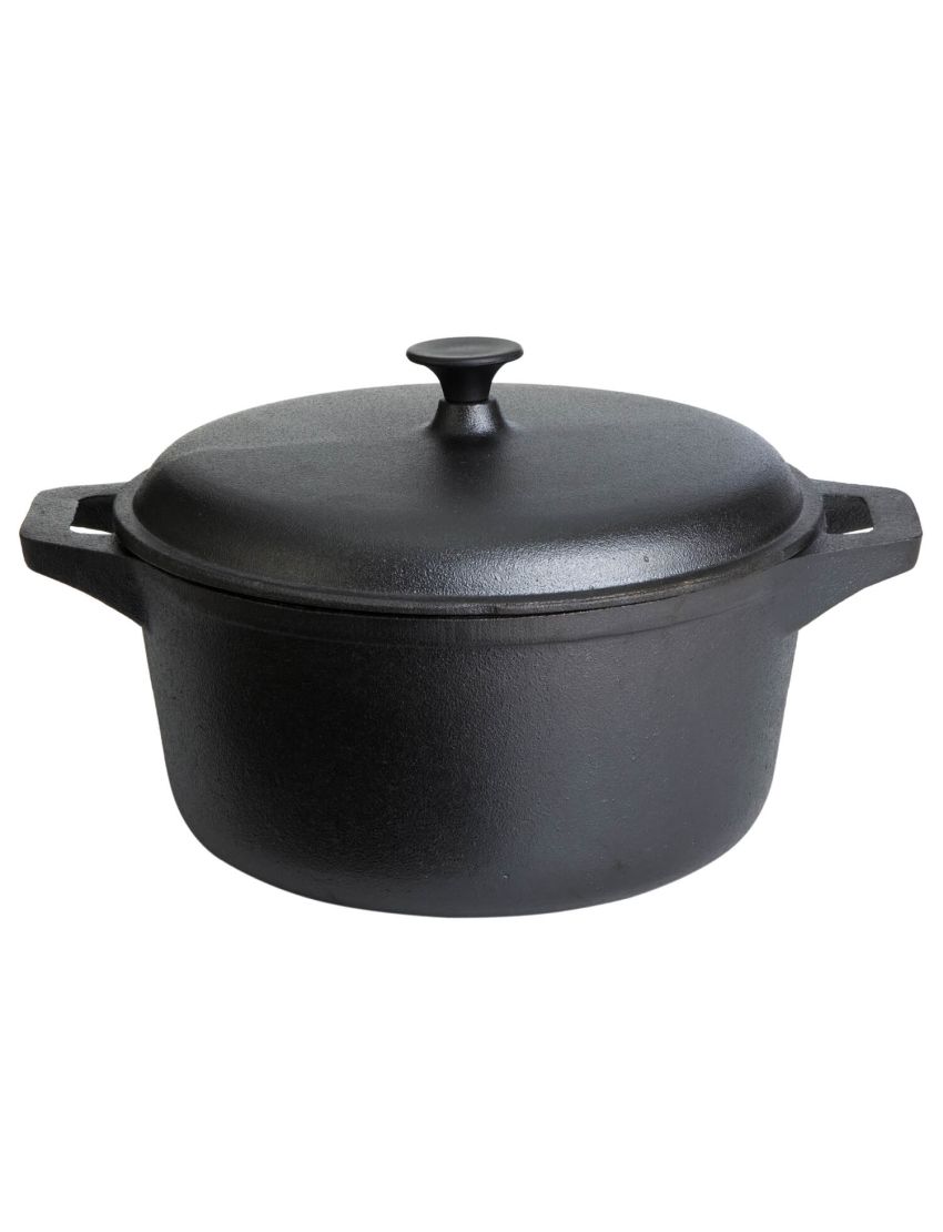 Cast iron pot with lid 27.5 x 13 cm