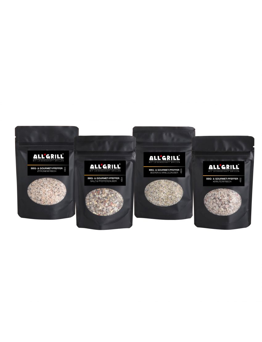 BBQ & Gourmet pepper, set of 4