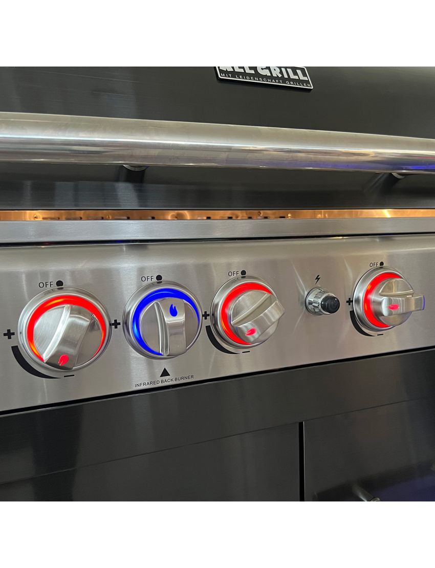 Cast metal handles Set of 9 with LED lighting and color change lighting and color change