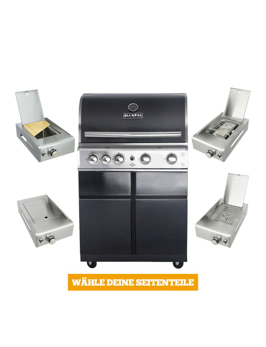 MODULAR-TOP-LINE-ALLGRILL CHEF L BLACK -basic model-