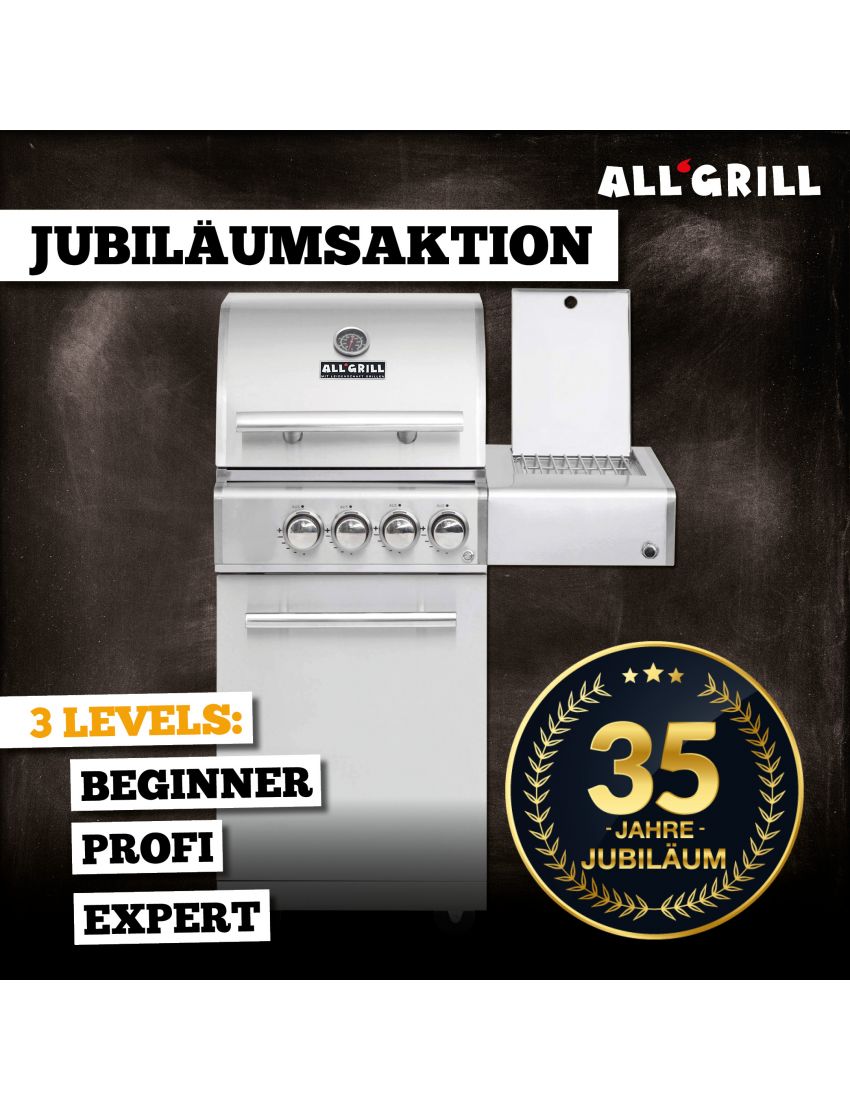 ALLGRILL Chef S 35th anniversary stainless steel promotion