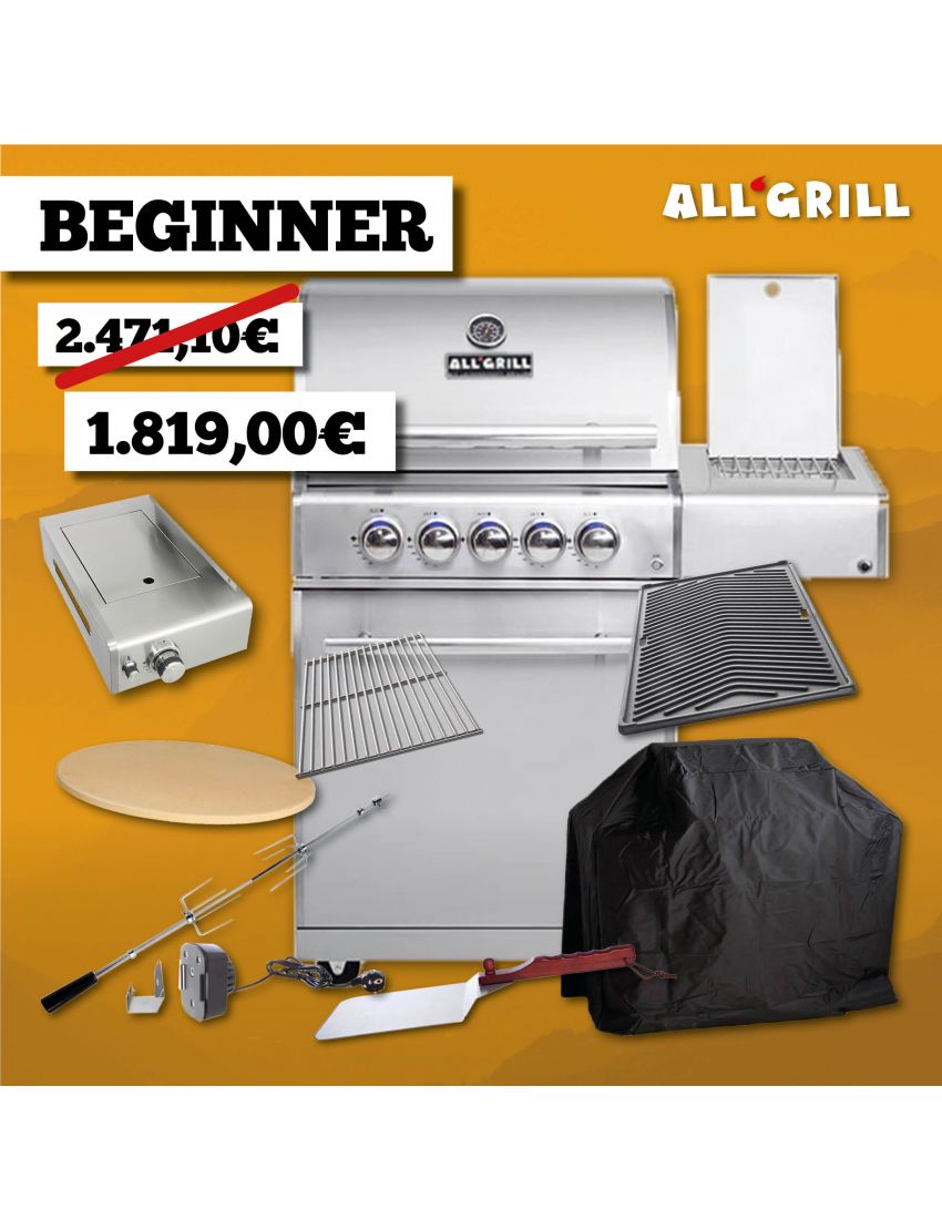 ALLGRILL Chef M promotion in stainless steel 35 years