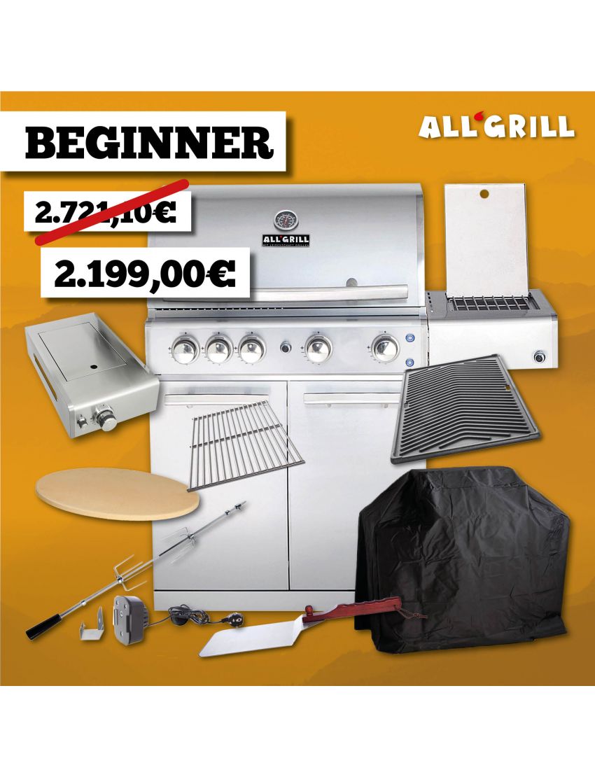 ALLGRILL Chef L promotion in stainless steel 35 years