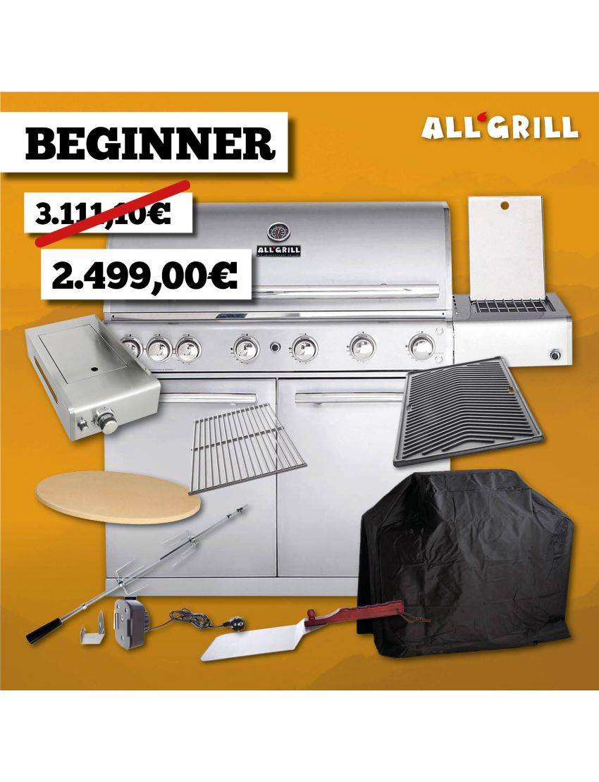 ALLGRILL Chef XL promotion in stainless steel 35 years