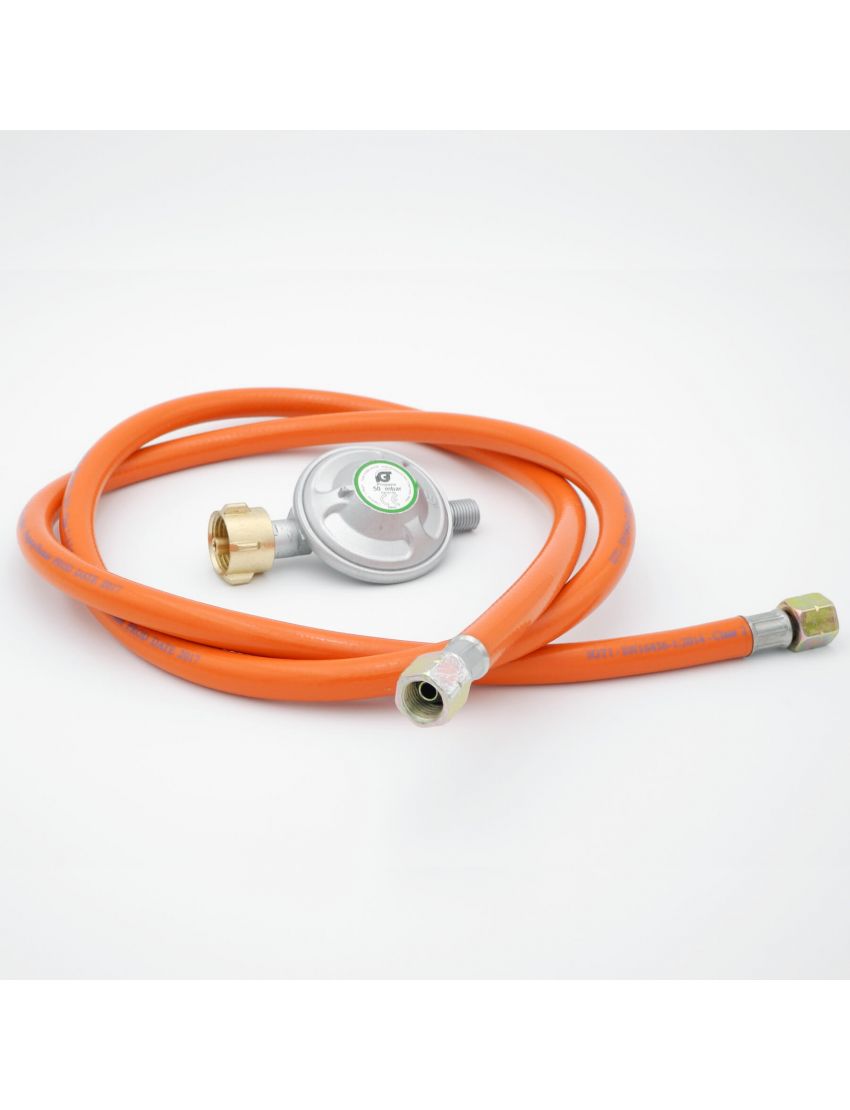 Gas regulator with gas hose 50 mbar (set)