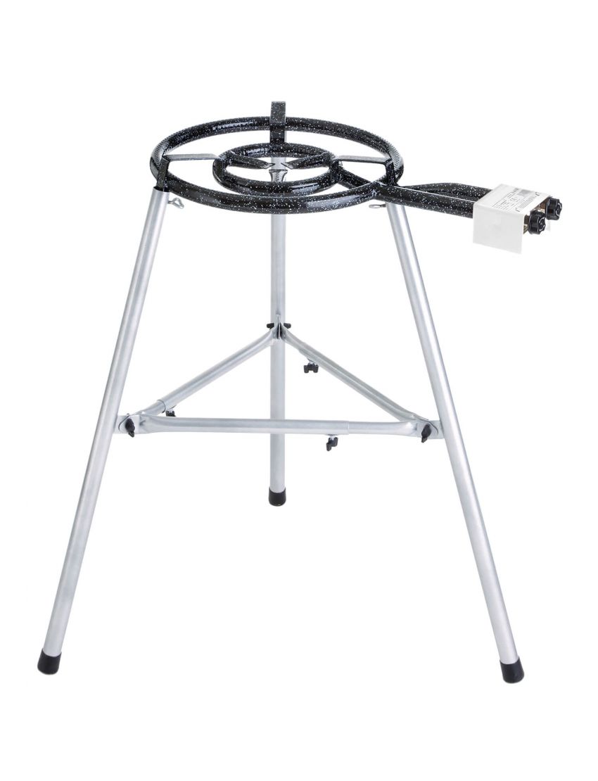 Comfortable burner base, Ø 30 to 70 cm