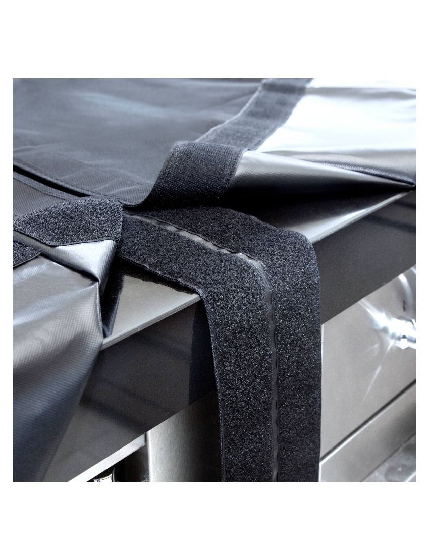 Connecting piece for separate lids