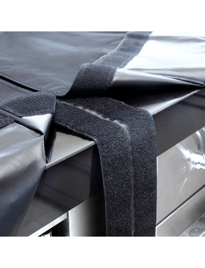 Connecting piece for separate covers for ALLGRILL outdoor kitchen module