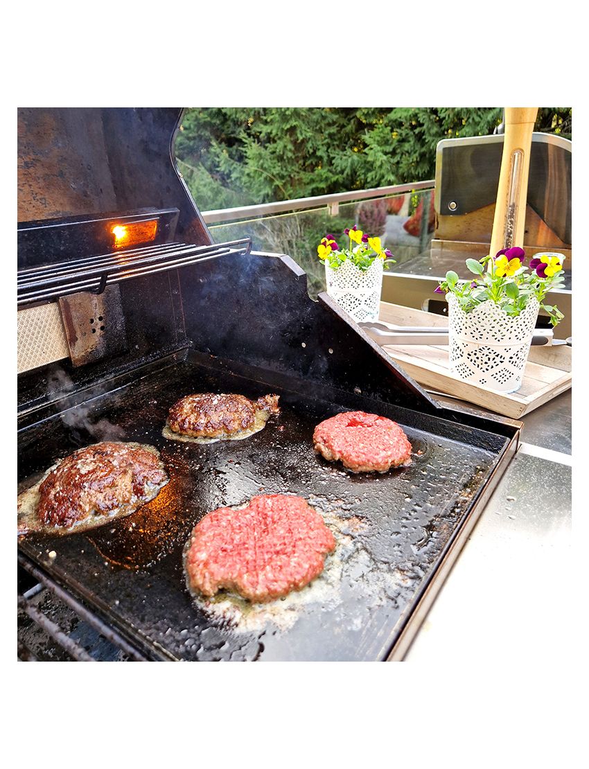 Stainless steel cooking plate/tray 35 cm for ALLGRILL Allrounder L, CHEF L/XL, ULTRA and Outdoorküche