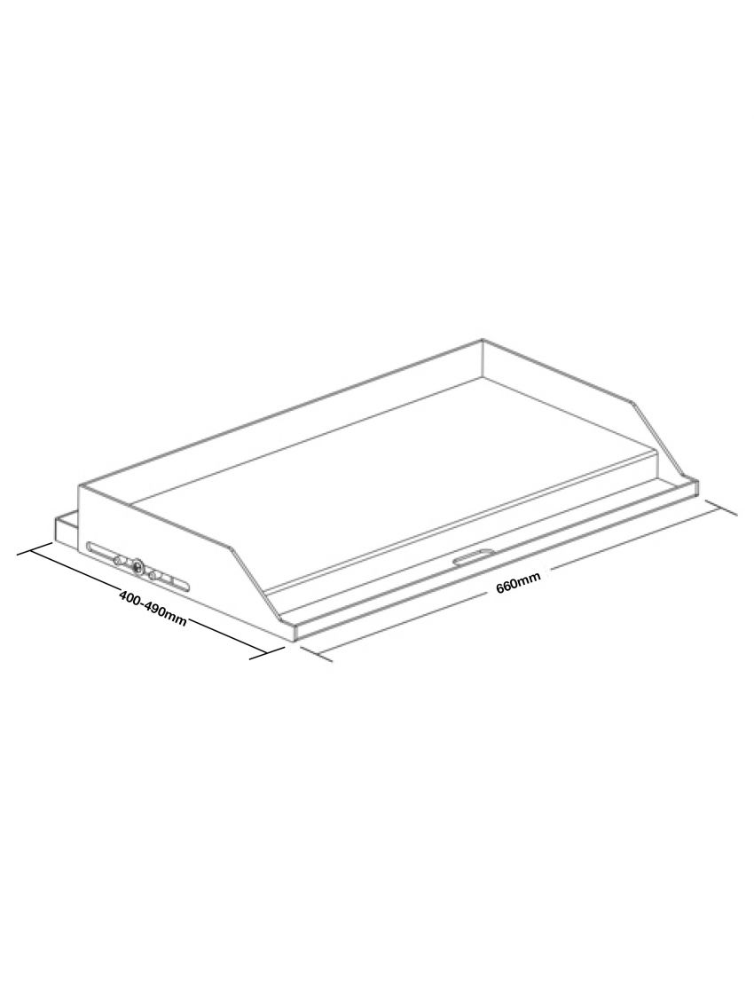 ALLGRILL Plancha - module size L