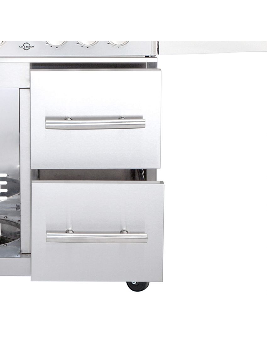 ALLGRILL drawer system, right, for Modular CHEF L - stainless steel