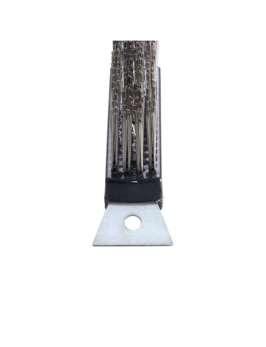 ALLGRILL Cast iron plate cleaning brush 15/29x2.5 cm