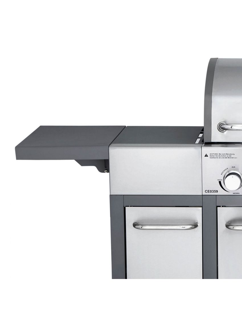 Set of side tables, gray, for ALLGRILL Major 100399