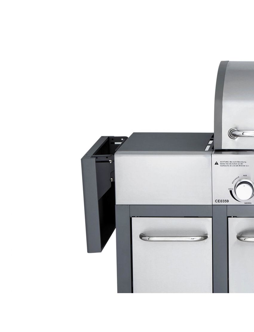 Set of side tables, gray, for ALLGRILL Major 100399