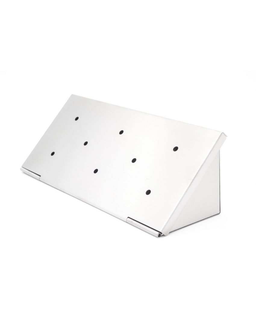 Smoking box with stainless steel wood chips