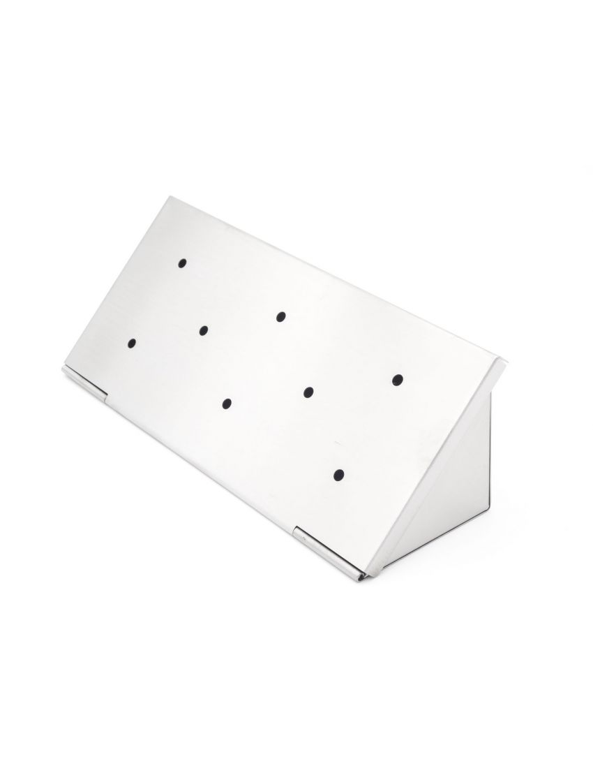 Smoking box with stainless steel wood chips