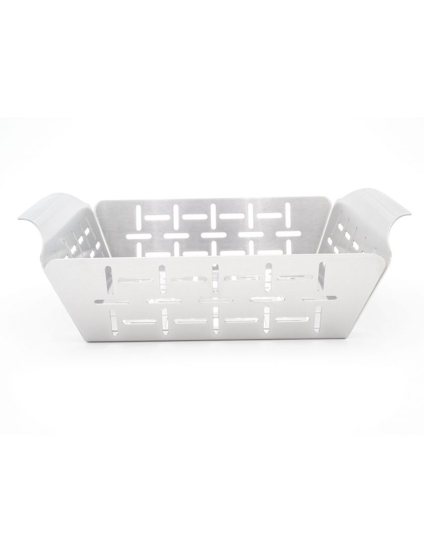 Stainless steel grill basket, 19 x 24 x 5.5 cm