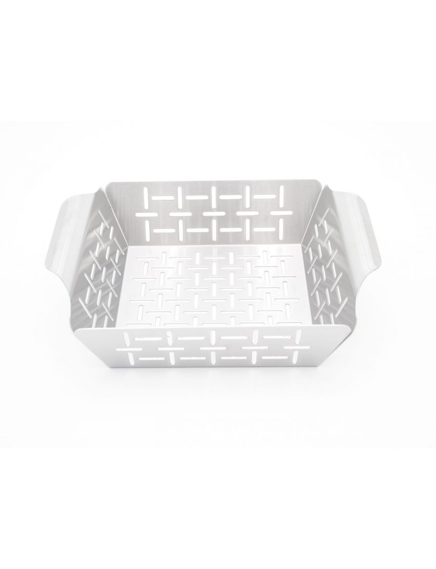 Stainless steel grill basket, 19 x 24 x 5.5 cm