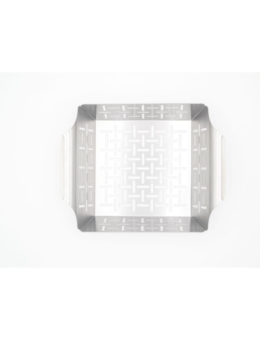 Stainless steel grill basket, 19 x 24 x 5.5 cm