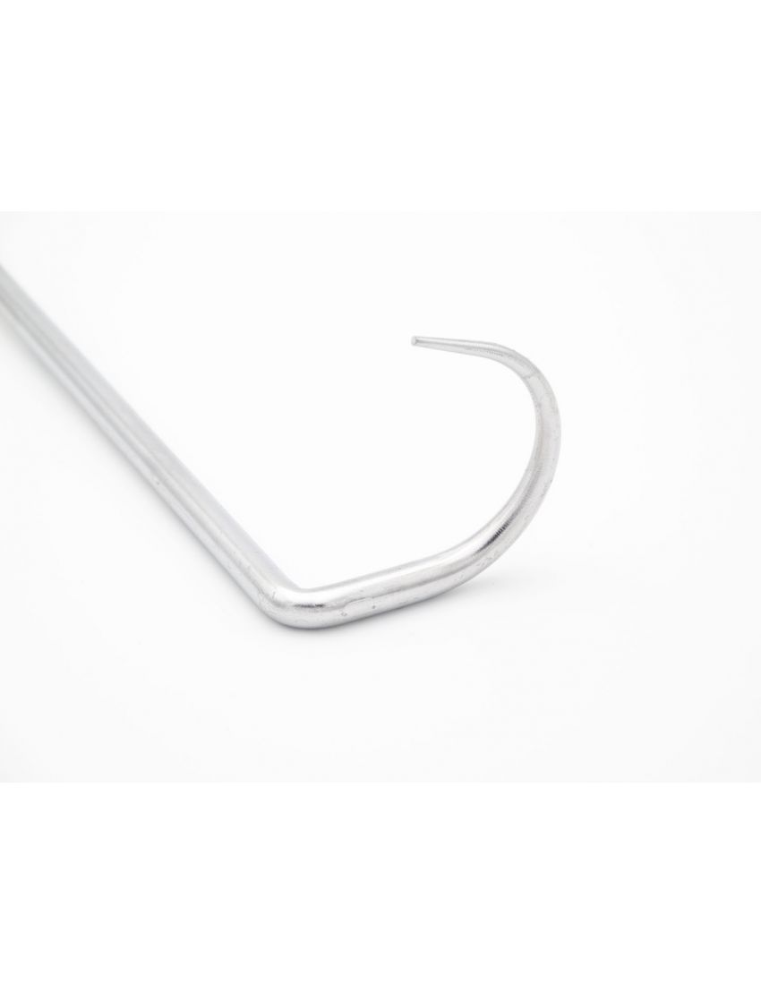 Grill and meat hook with rosewood handle, 47 cm