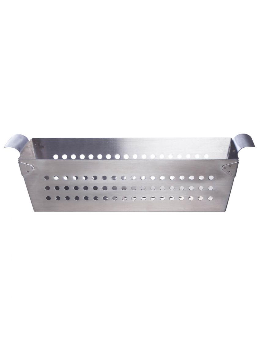 Stainless steel grill basket, 30 x 13 x 9 cm