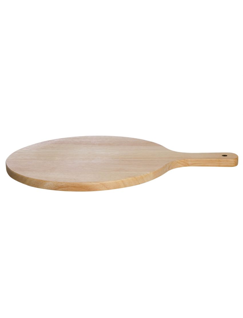 Wooden board with handle for pizza and flammkuchen