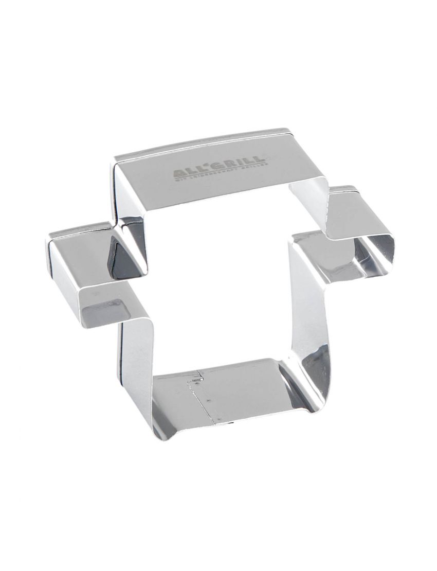 Grill-shaped cookie cutter