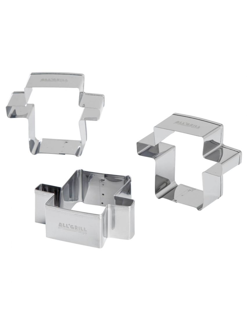 Grill-shaped cookie cutter