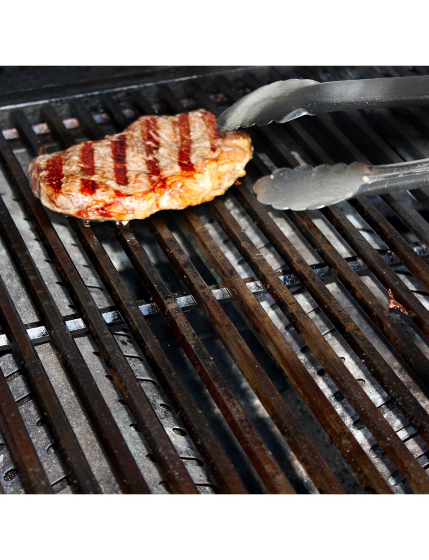 ALLGRILL stainless steel grill grate 10 mm hexagonal - 30 x 46 cm for ALLGRILL ALLROUNDER M, CHEF S/M/XL, EXTREM, Ultra, and Outdoorküche