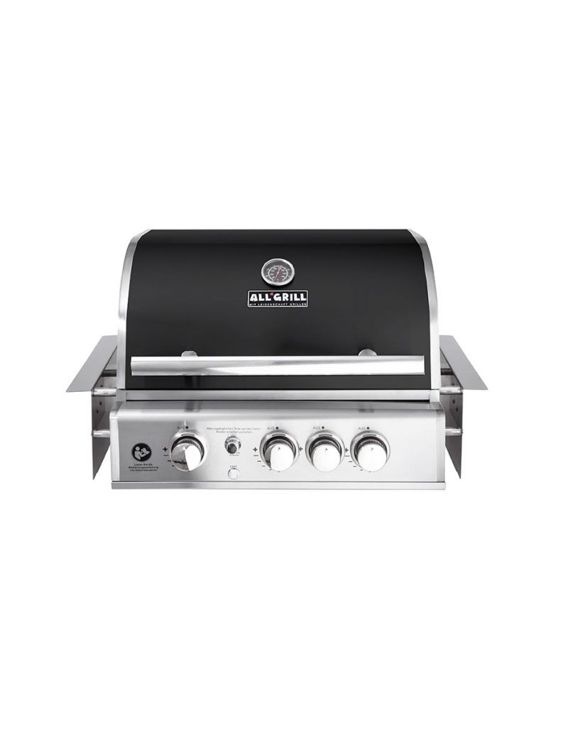 TOP-LINE - ALLGRILL CHEF M Black - BUILT-IN with air system