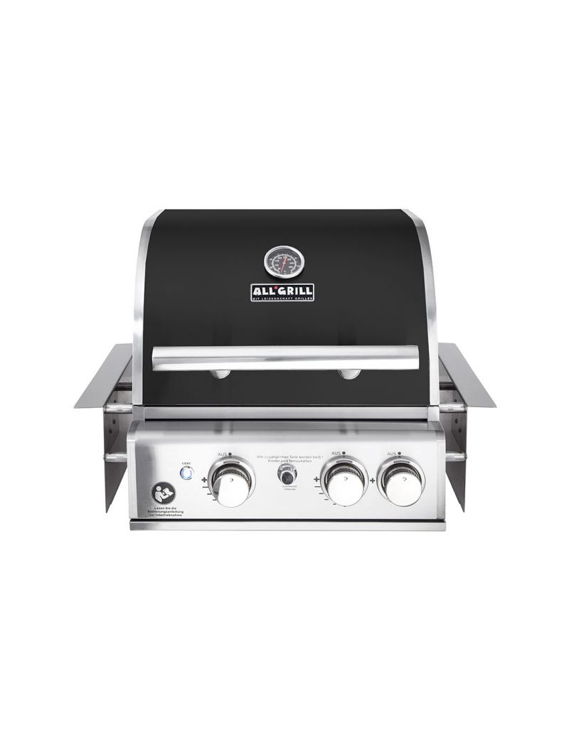TOP-LINE - ALLGRILL CHEF S Black - BUILT-IN with air system