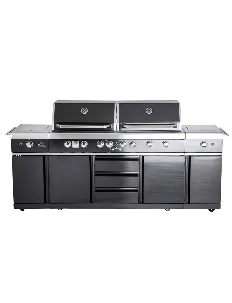 TOP-LINE - ALLGRILL EXTREM Steakzone® - BLACK with Air System