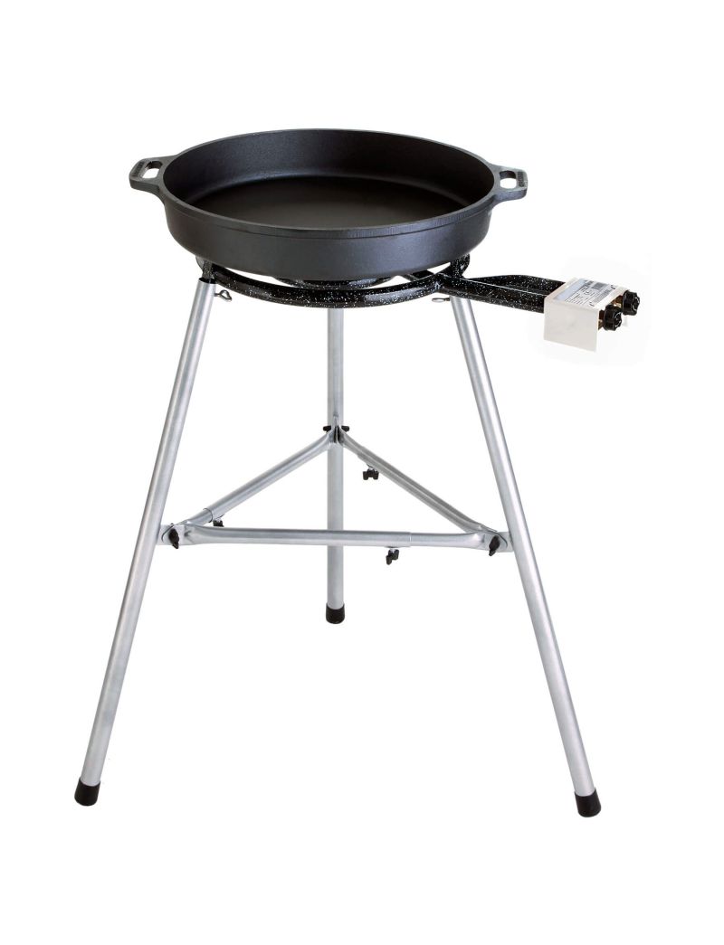 Cast iron pan set 3 with lighter